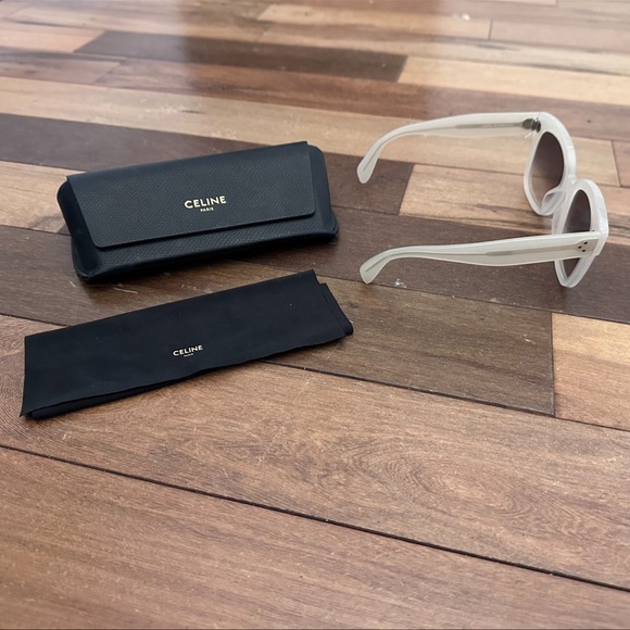 CELINE CL4002UN 54mm Ivory Sunglasses - Picture 3 of 8